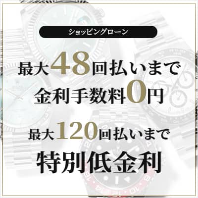 ショッピングローン最大48回払い無金利キャンペーン！さらに120回払いまで特別低金利