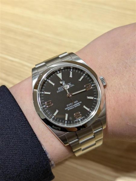 ロレックス エクスプローラーⅠ214270 ご購入いただきました！