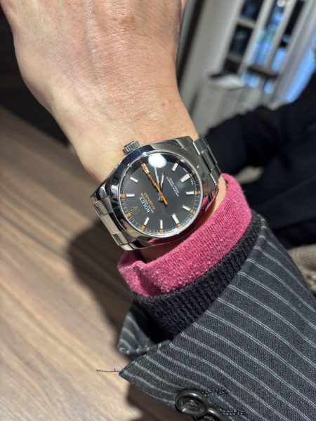 今回ロレックス ミルガウス 116400 ブラックをご成約いただきました！