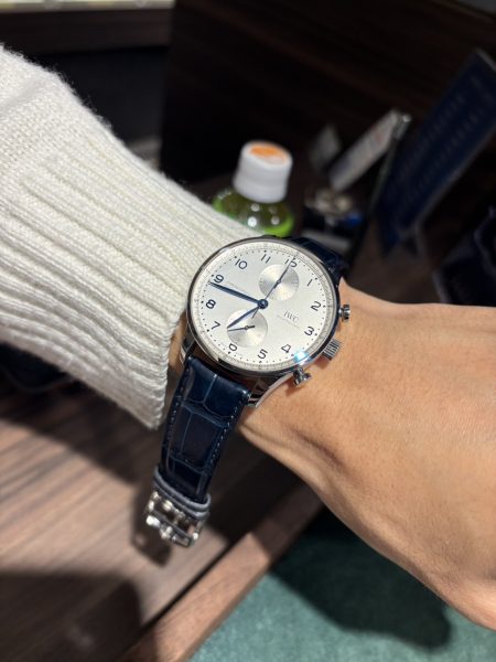 今回、IWC ポルトギーゼ クロノグラフ IW37160をご成約いただきました！