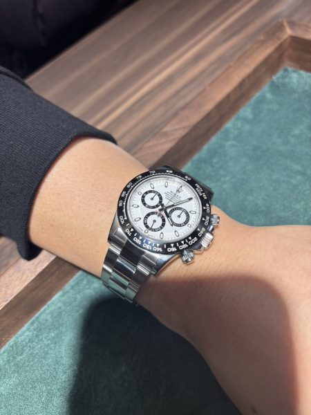 今回、ロレックス コスモグラフ デイトナ 116500LN ホワイトをご成約いただきました‼