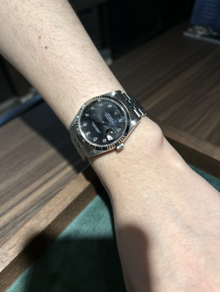 今回はロレックス デイトジャスト 10Pダイヤ 16234G ブラック をご成約いただきました！