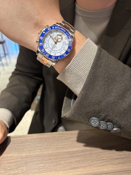 今回ロレックス ヨットマスターII 新型ベンツ針 116681 ホワイトをご成約いただきました！！