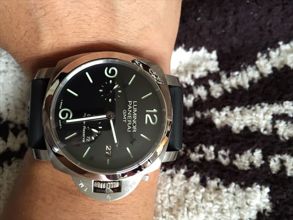 パネライ PANERAI PAM00321 ルミノール 1950 3デイズ GMT 自動巻き メンズ _713366